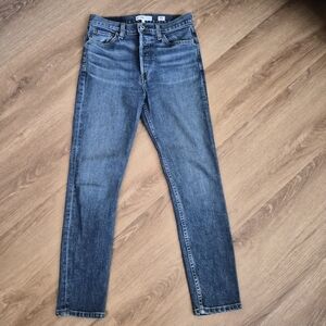 Re/Done Blue High-Rise Jeans 28